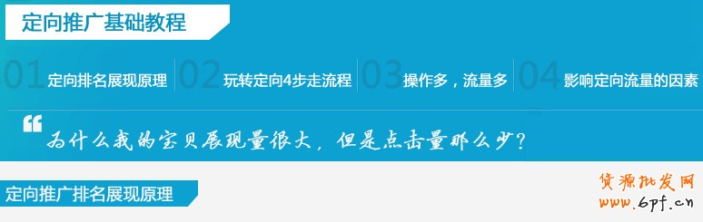 直通車定向推廣基礎教程