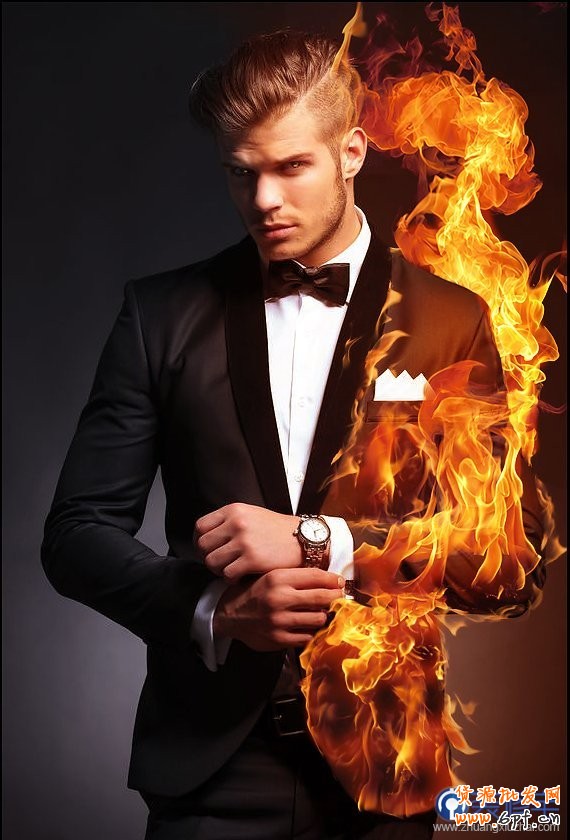 PS手把手教你繪制冰火兩重天的人物效果