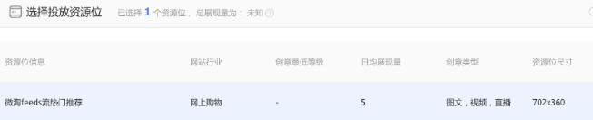 微淘廣告位投放操作流程